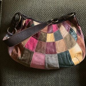 Lucky Brand Patchwork Hobo